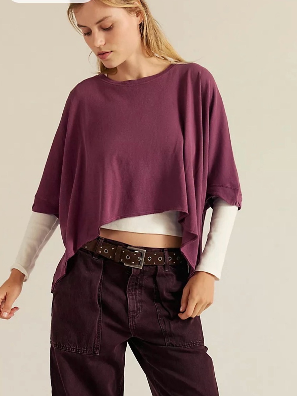 Free People We The Free CC Tee Size Medium